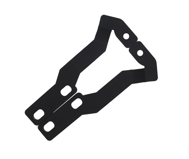 GREATUS Ditch Hinge LED Light Brackets Pod Metal Hood Hinge Mount Brackets Kit Compatible with Toyota Tacoma 2016-2021 - Black - Image 3